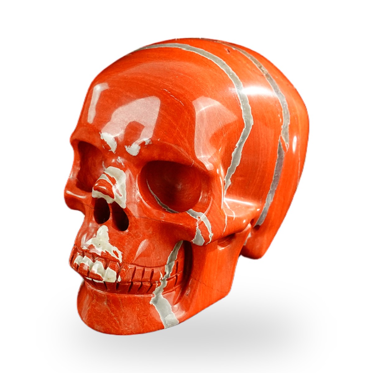 Red Jasper crystal skull 3" SKH30RJ02 photo 3