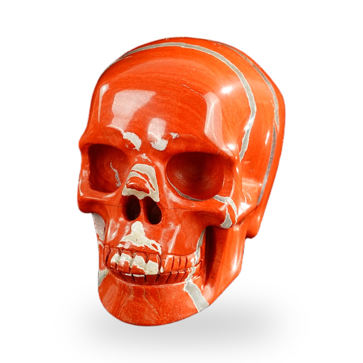 Red Jasper crystal skull 3" SKH30RJ02 photo 4