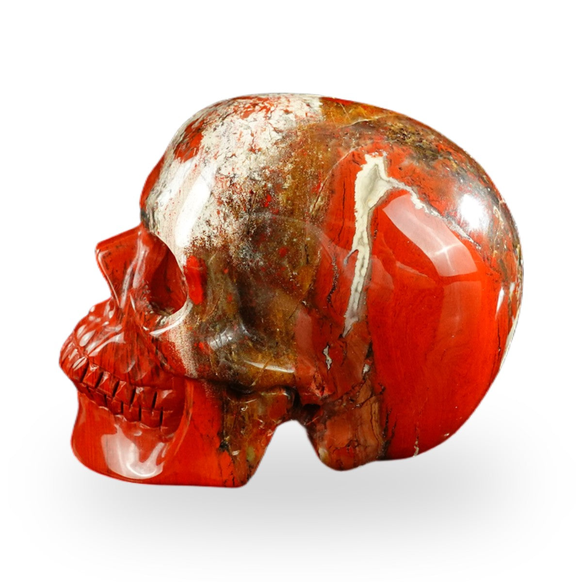Red Jasper crystal skull 3" SKH30RJ03 photo 8
