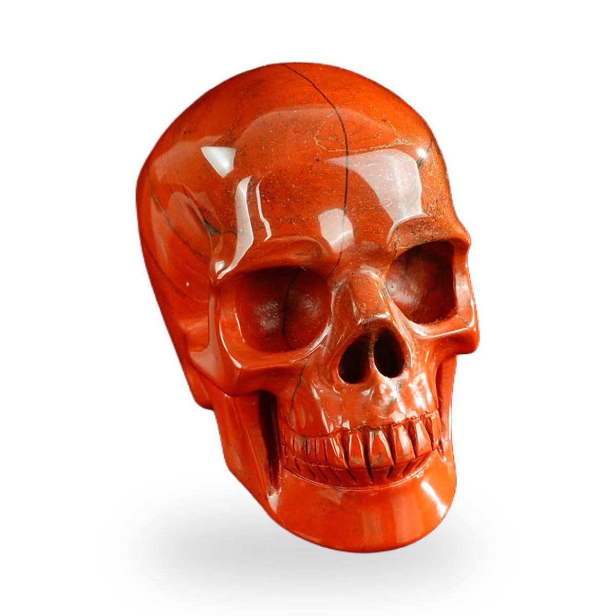 Red Jasper crystal skull 3" SKH30RJ04 photo 3