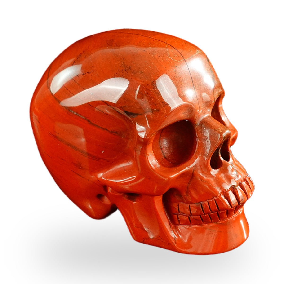 Red Jasper crystal skull 3" SKH30RJ04 photo 5
