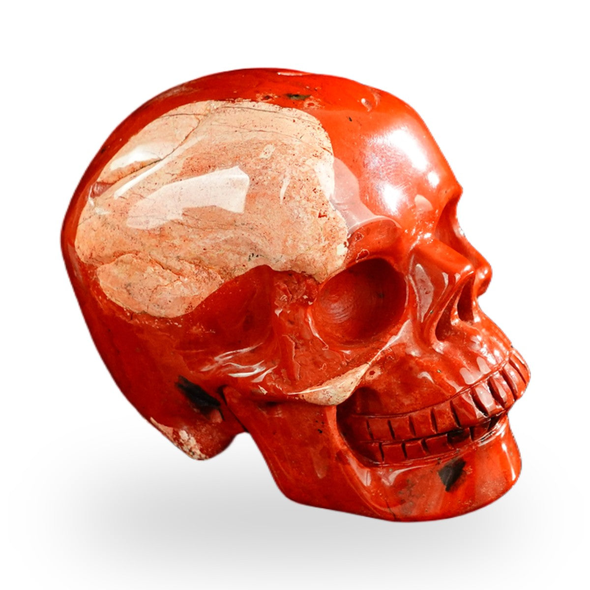 Red Jasper crystal skull 3" SKH30RJ05 photo 5