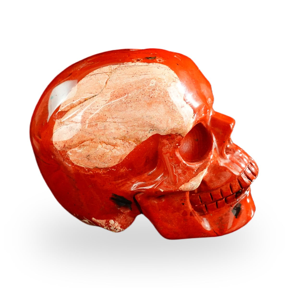 Red Jasper crystal skull 3" SKH30RJ05 photo 6