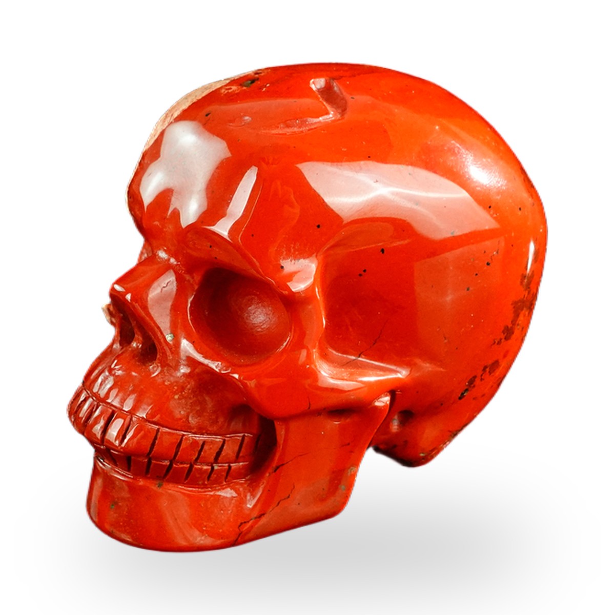 Red Jasper crystal skull 3" SKH30RJ05 photo 8