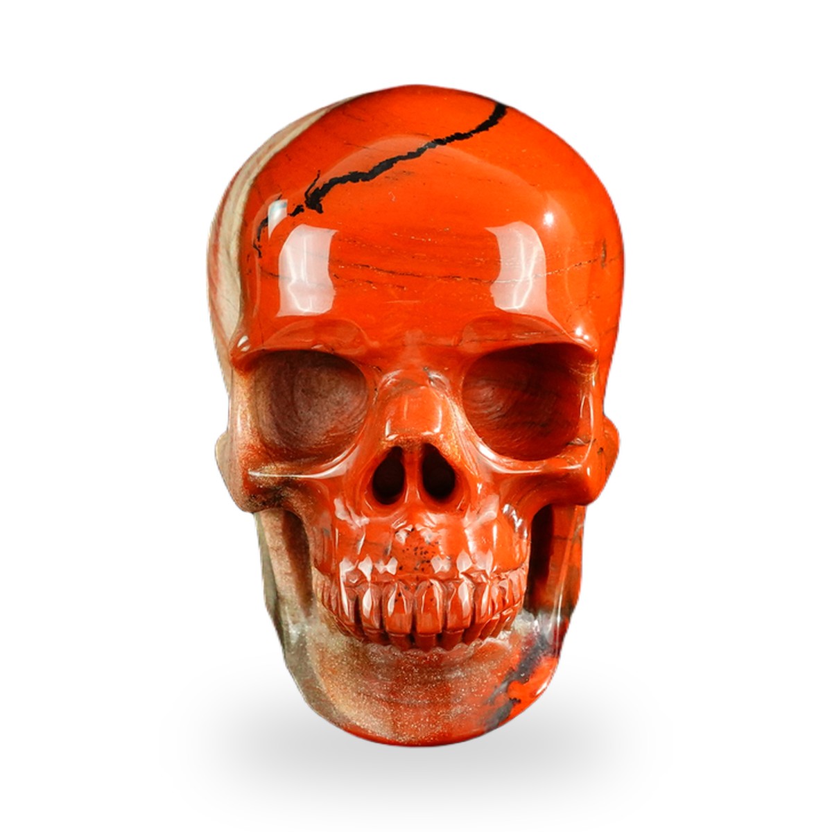 Red Jasper crystal skull 3" SKH30RJ07 photo 1