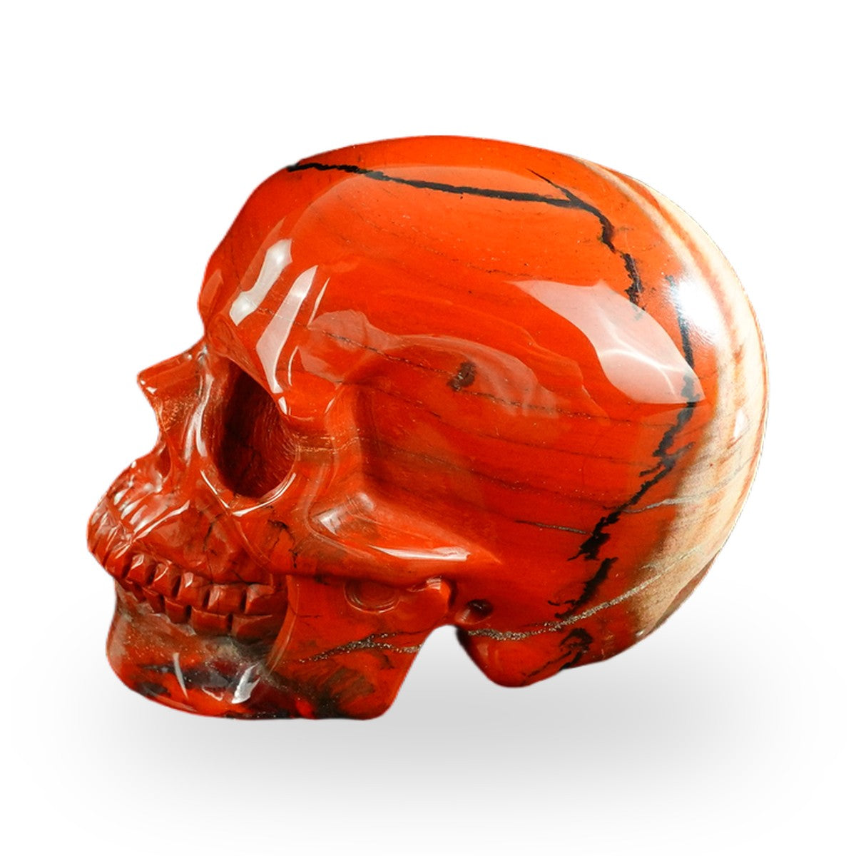 Red Jasper crystal skull 3" SKH30RJ07 photo 8