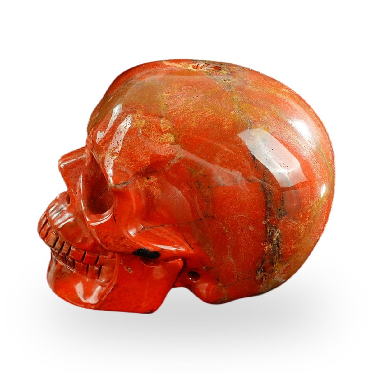 Red Jasper crystal skull 3" SKH30RJ08 photo 8