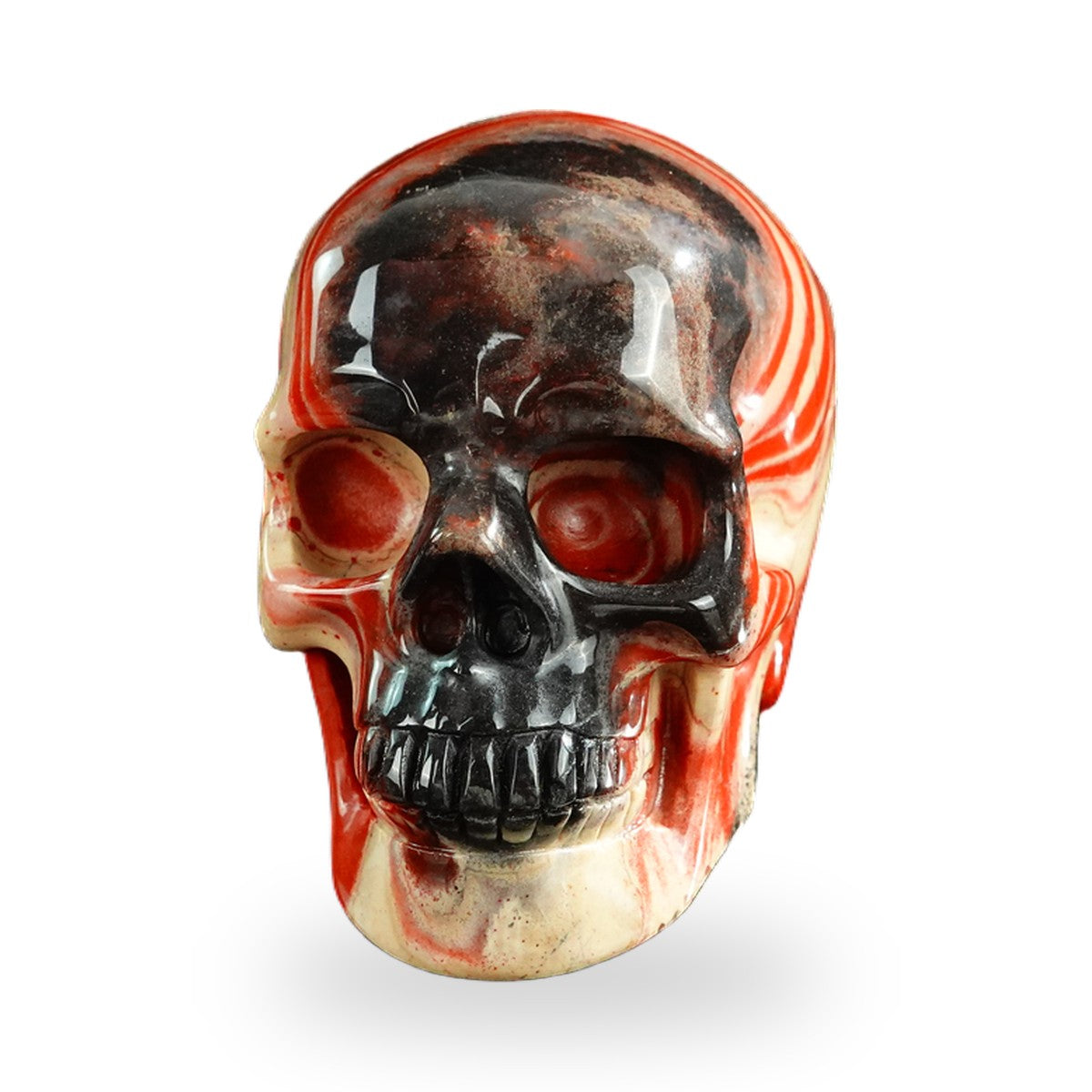 Red Jasper crystal skull 3" SKH30RJ09 photo 2
