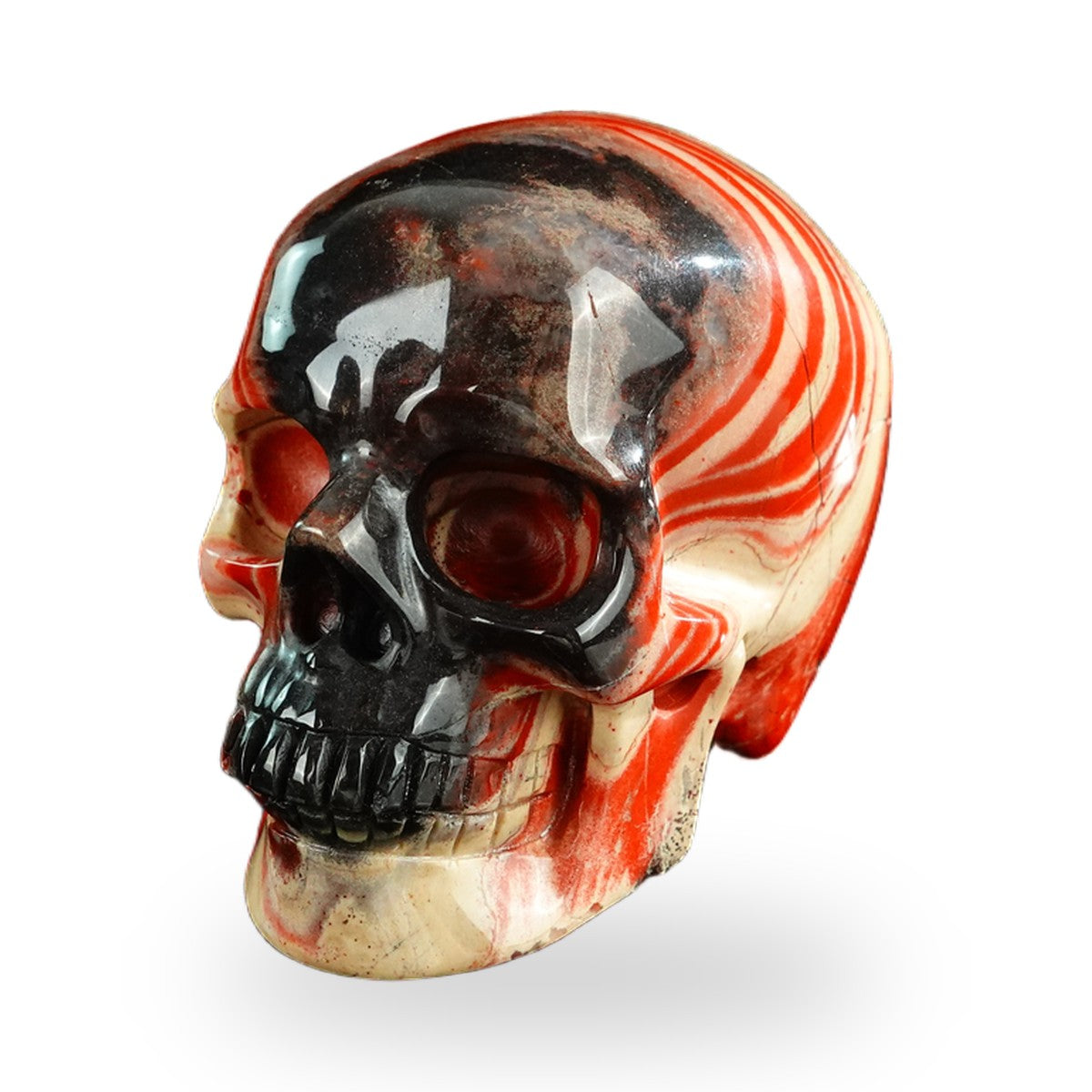 Red Jasper crystal skull 3" SKH30RJ09 photo 8