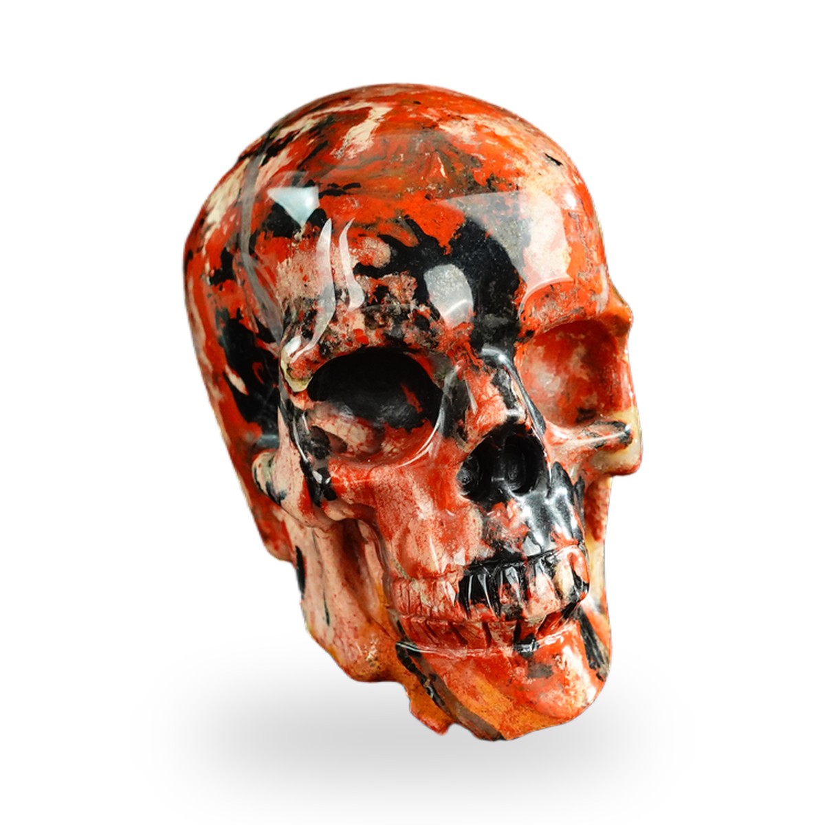Red Jasper crystal skull 3" SKH30RJ11 photo 3