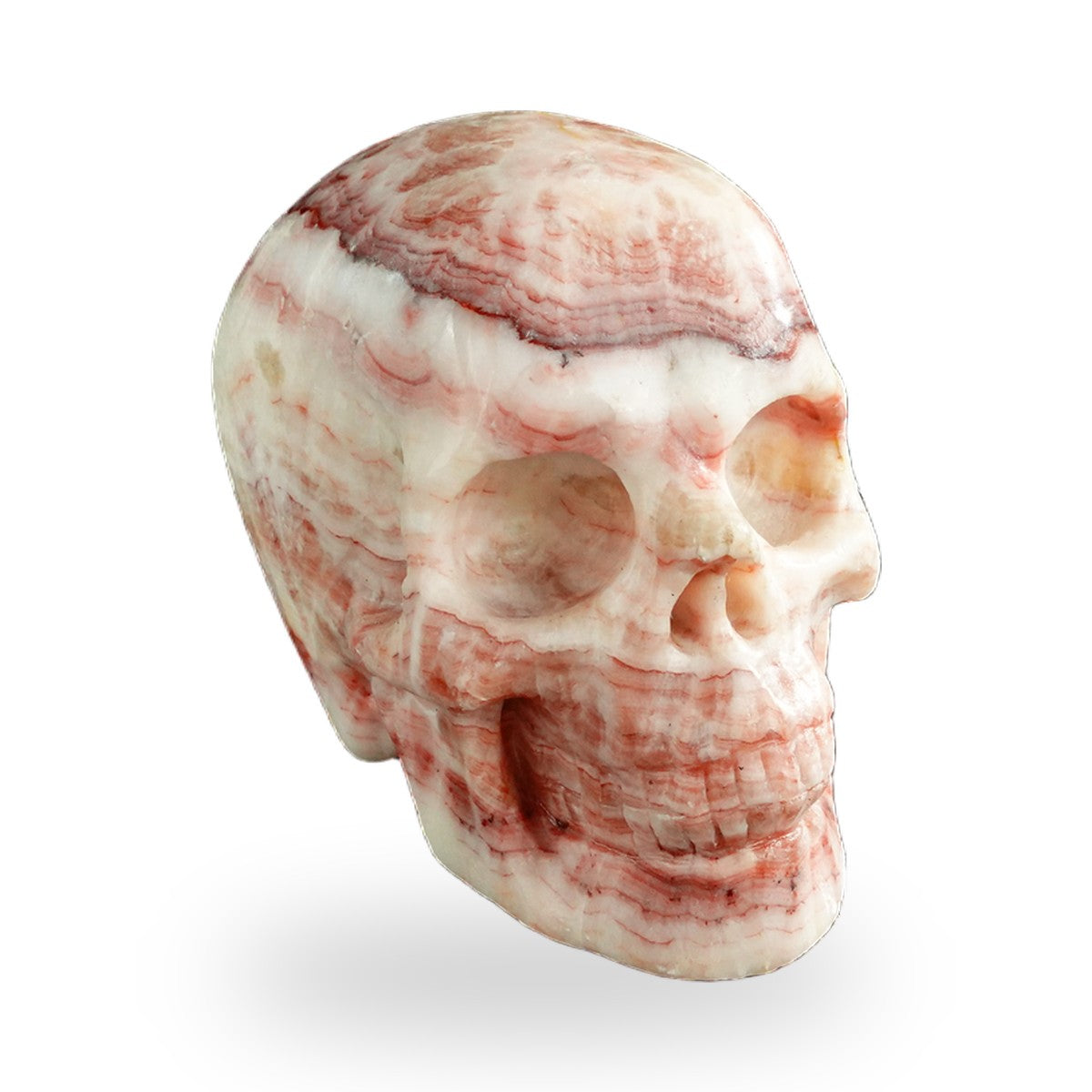 Rhodochrosite crystal skull 3" SKH30ZS02 photo 4