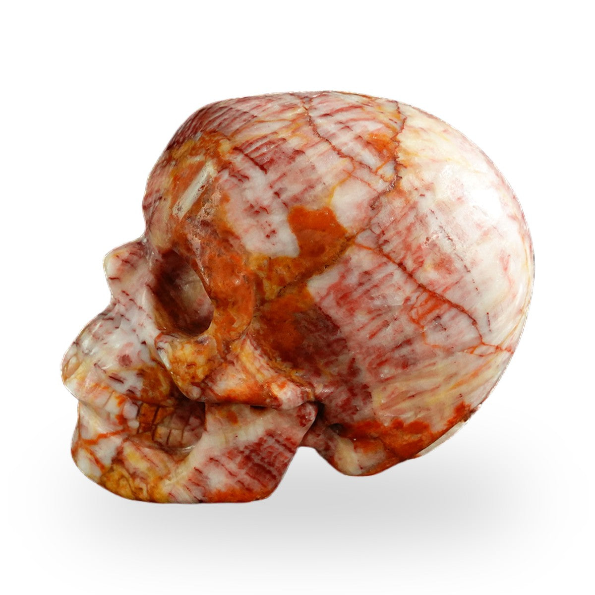 Rhodochrosite crystal skull 3" SKH30ZS05 photo 6