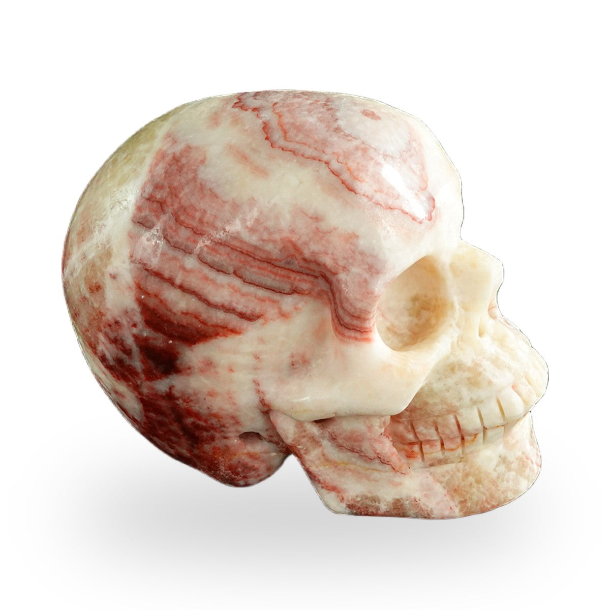 Rhodochrosite crystal skull 3" SKH30ZS07 photo 5