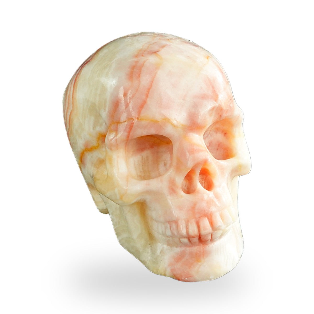 Rhodochrosite crystal skull 3" SKH30ZS08 photo 3