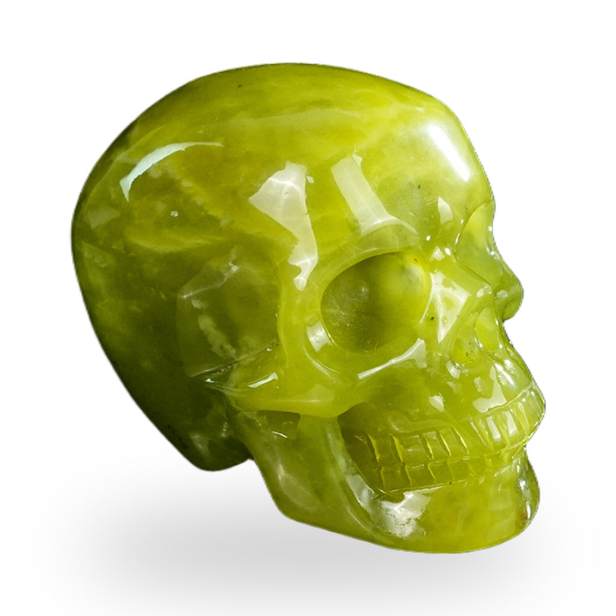 Serpentine crystal skull 2.2" SKH20XJ02 photo 3