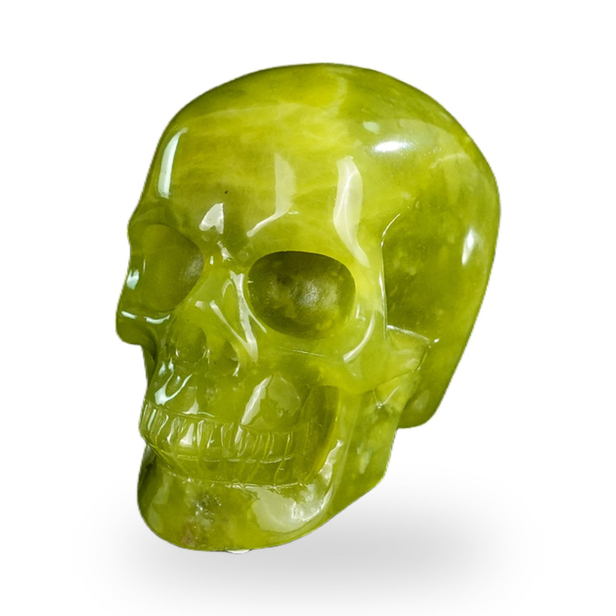 Serpentine crystal skull 2.2" SKH20XJ02 photo 8