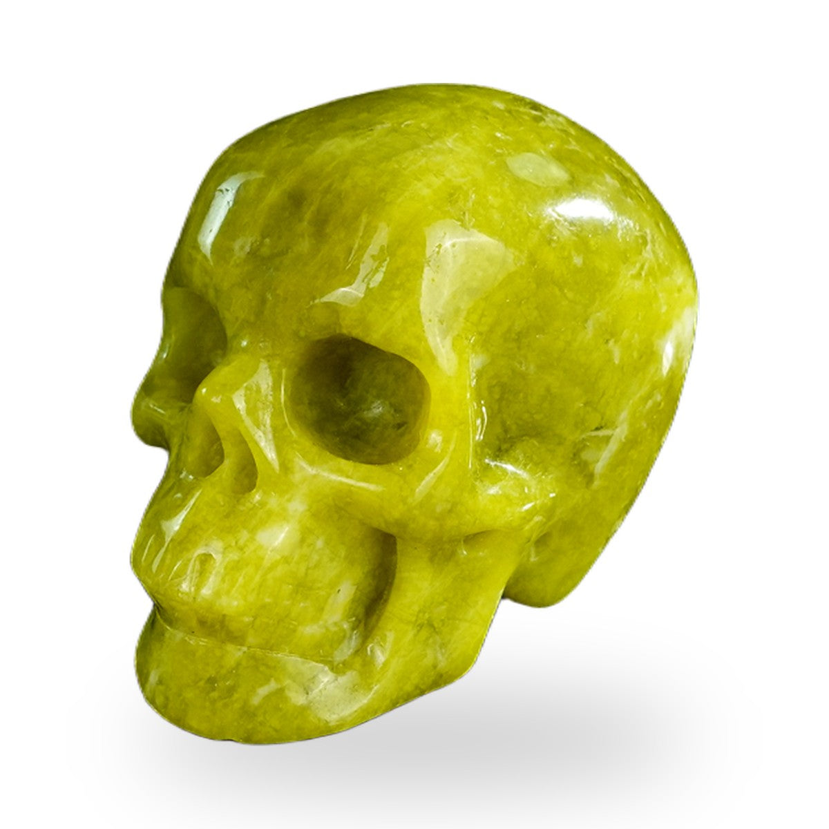 Serpentine crystal skull 2.2" SKH20XJ07 photo 7