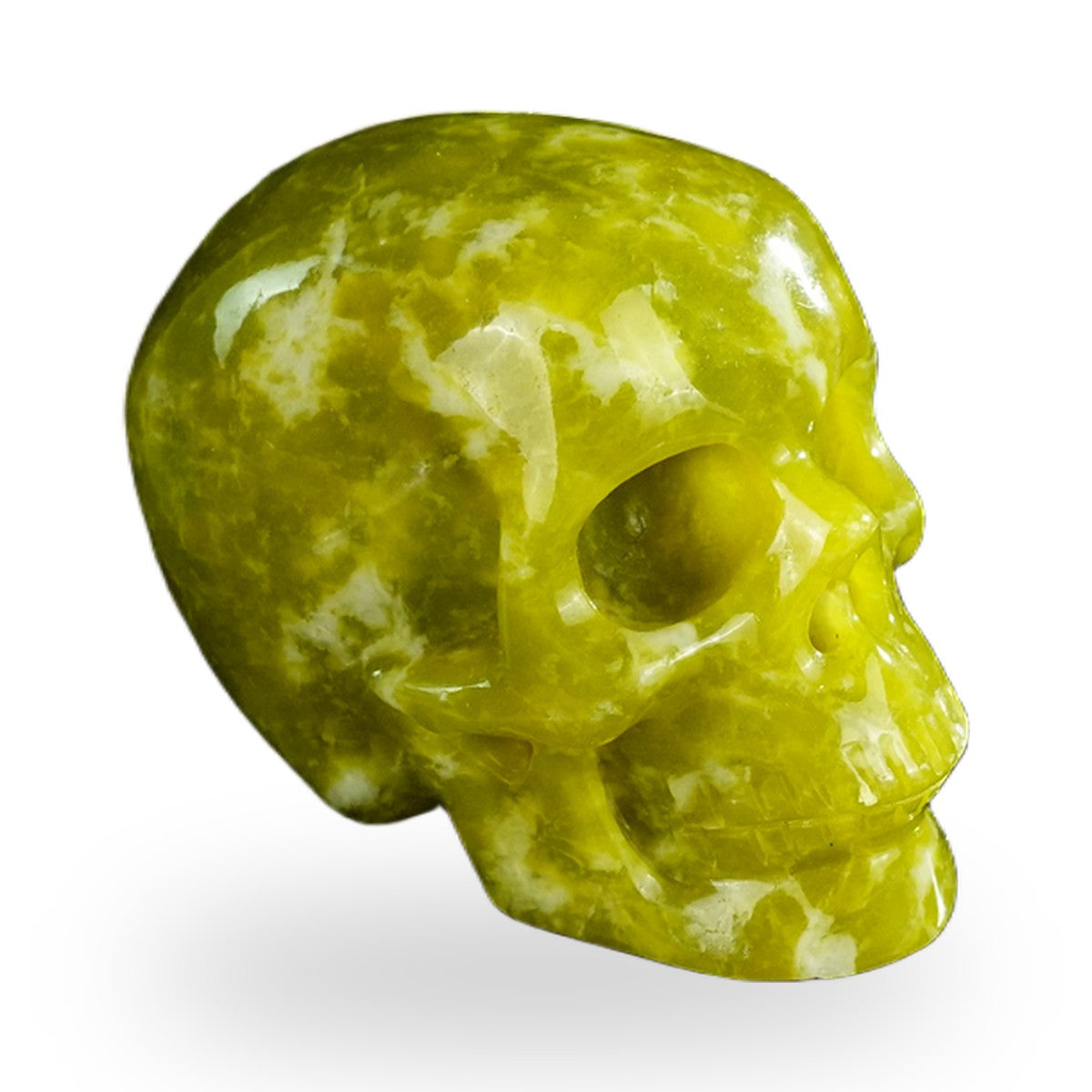 Serpentine crystal skull 2.2" SKH20XJ08 photo 3