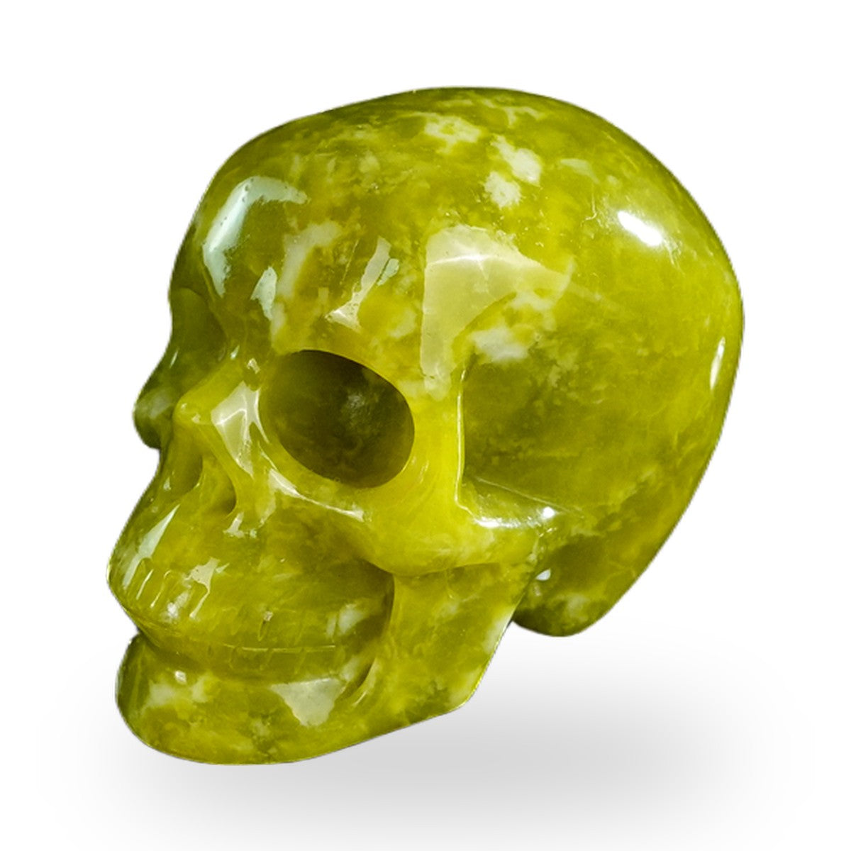 Serpentine crystal skull 2.2" SKH20XJ08 photo 7