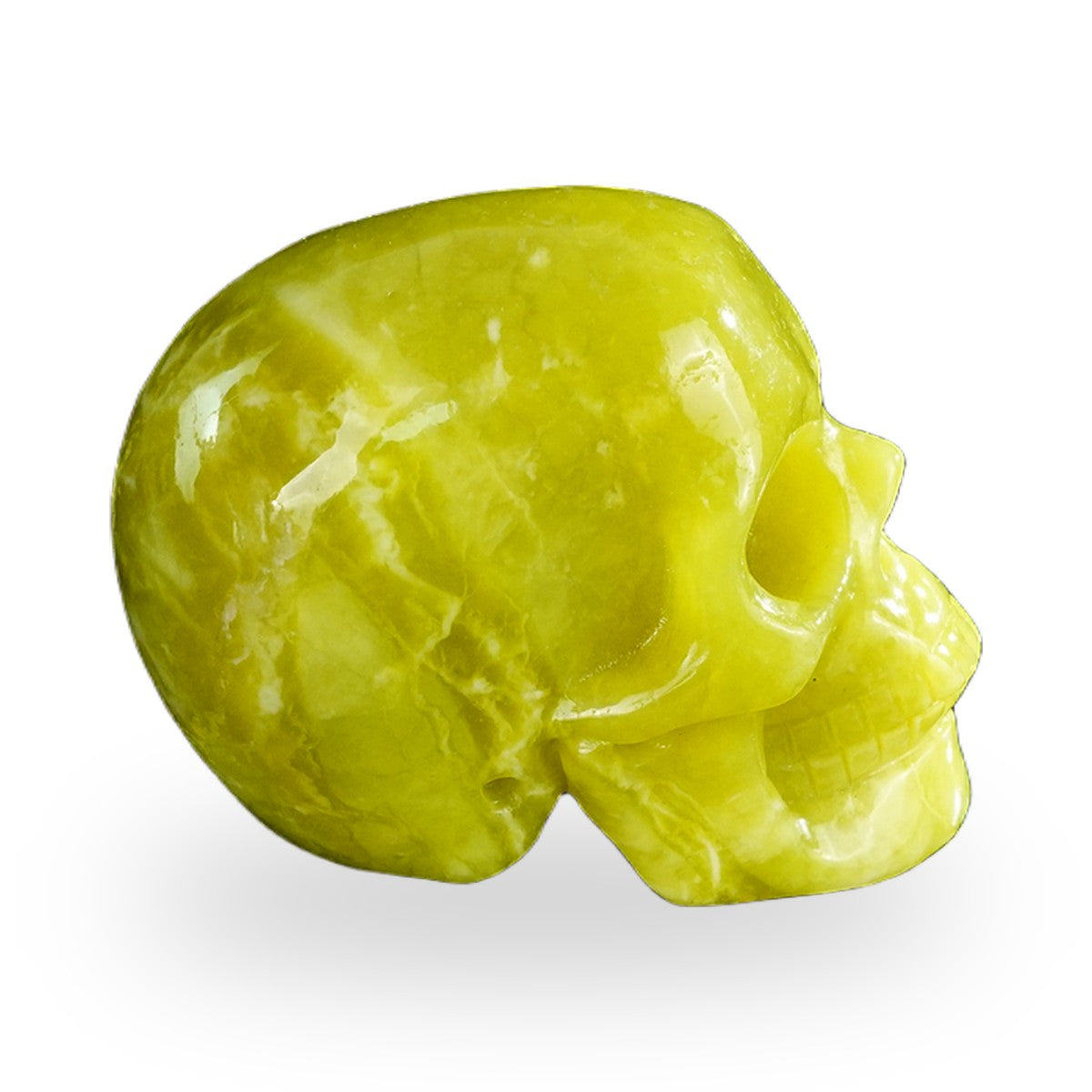 Serpentine crystal skull 2.2" SKH20XJ09 photo 6
