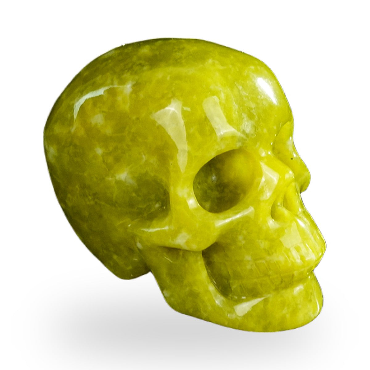 Serpentine crystal skull 2.2" SKH20XJ12 photo 4