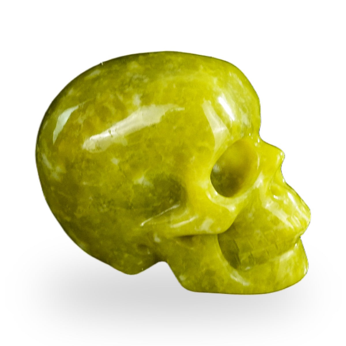 Serpentine crystal skull 2.2" SKH20XJ12 photo 5