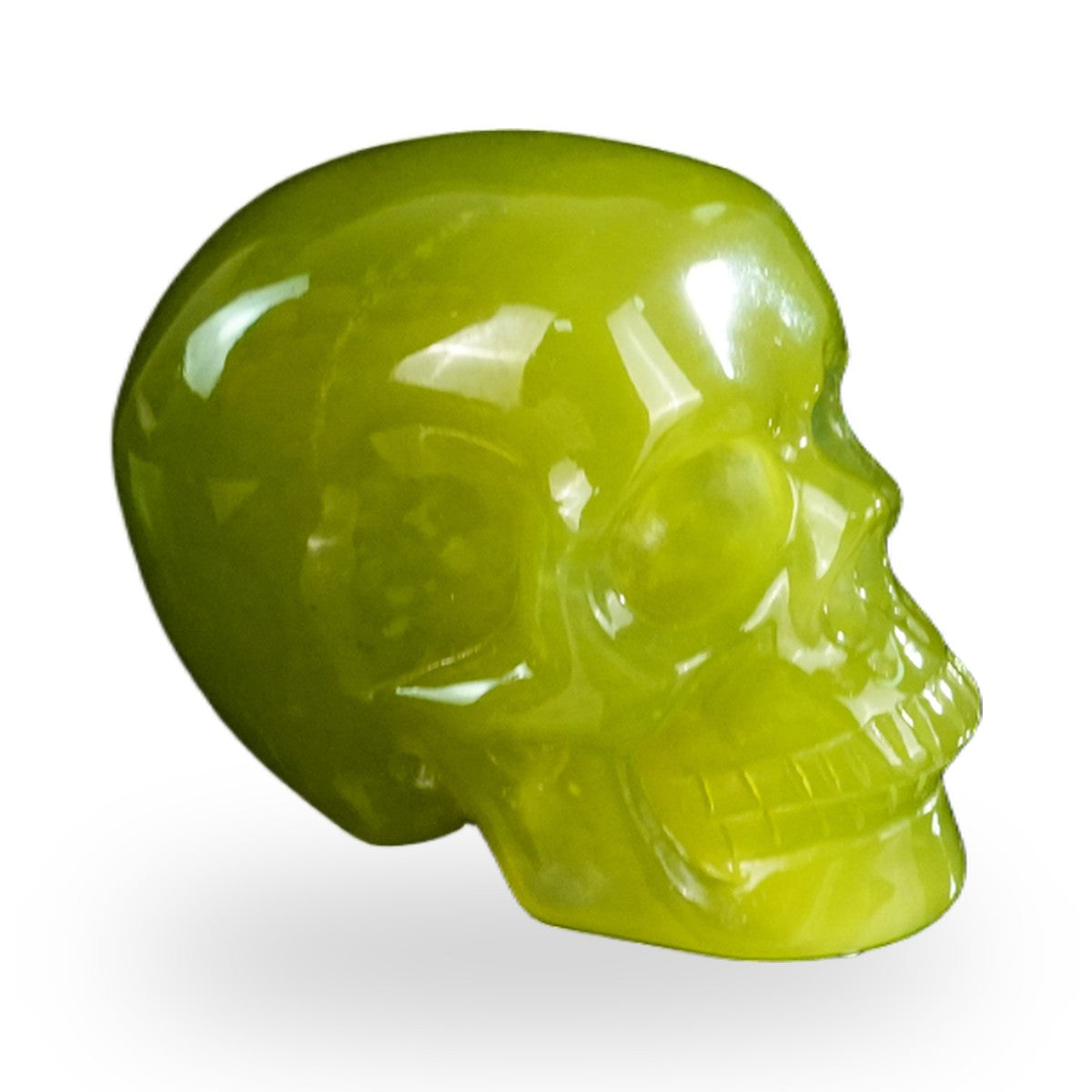 Serpentine crystal skull 2.2" SKH20XJ15 photo 4