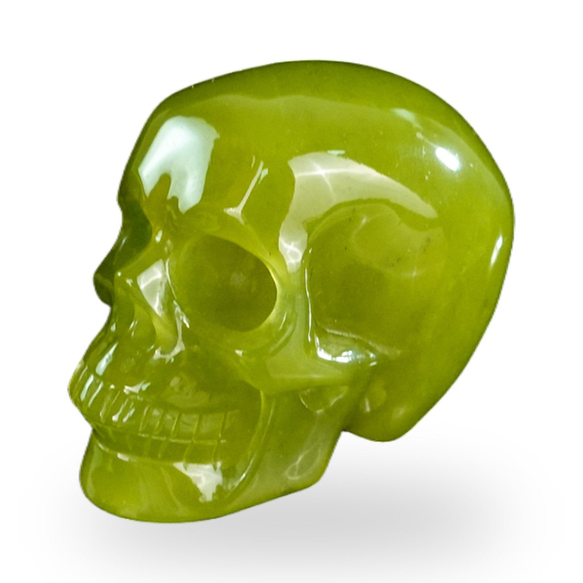 Serpentine crystal skull 2.2" SKH20XJ15 photo 7