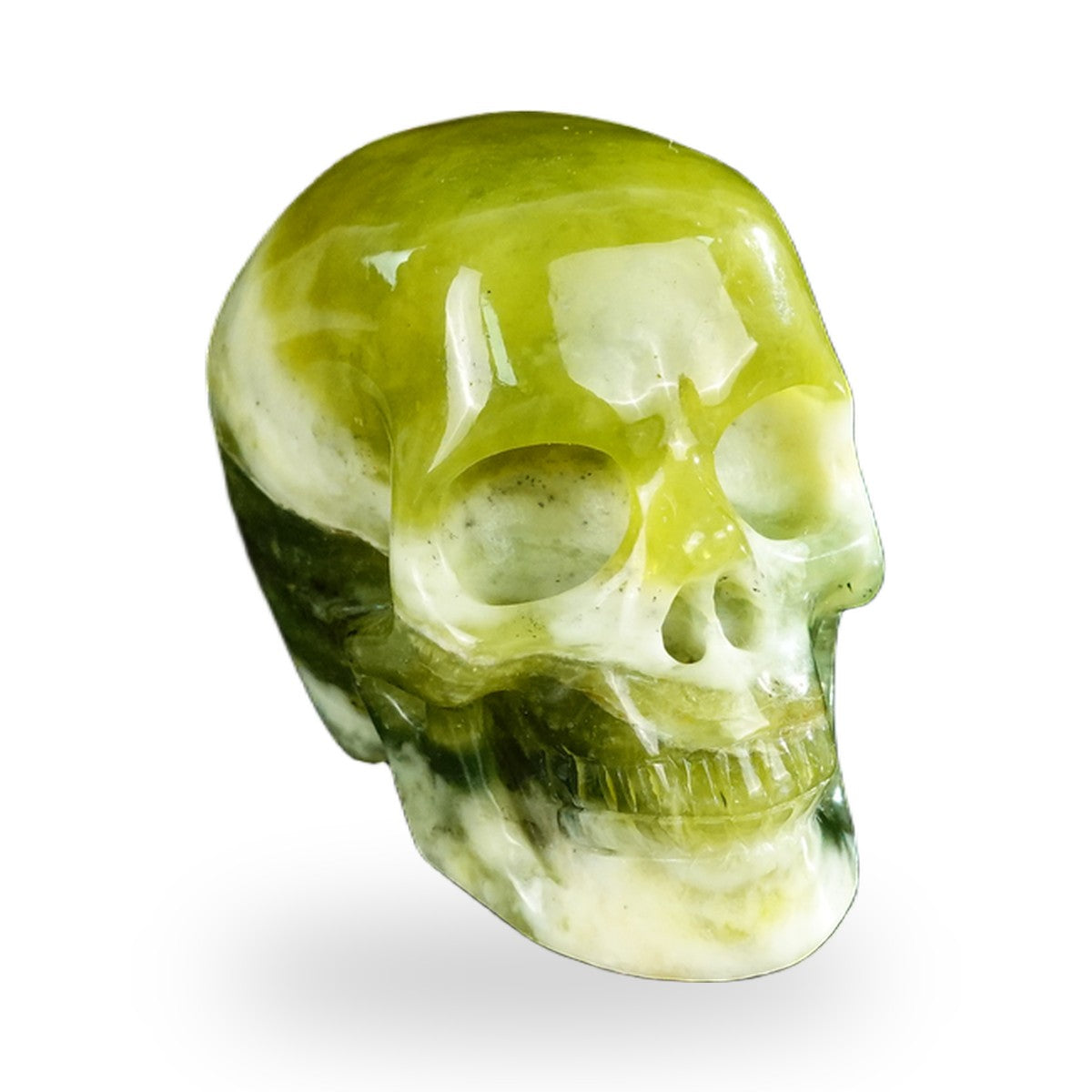 Serpentine crystal skull 2.2" SKH20XJ19 photo 2