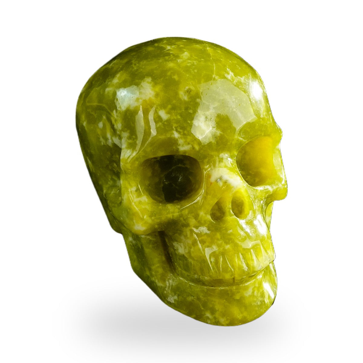 Serpentine crystal skull 3" SKH30XJ07 photo 3