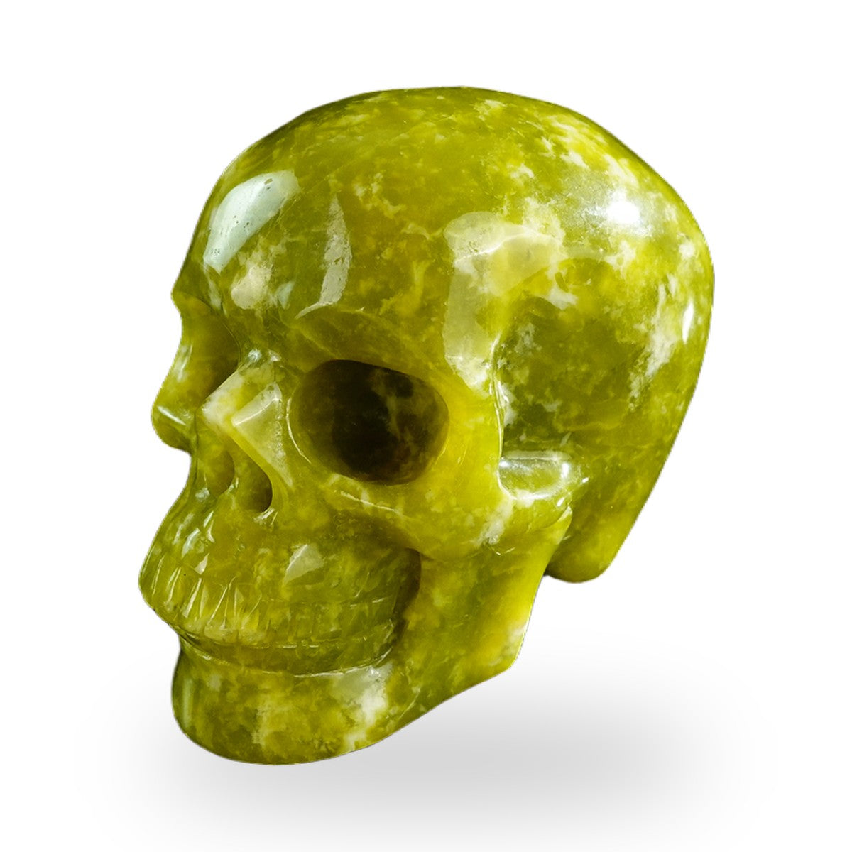 Serpentine crystal skull 3" SKH30XJ07 photo 8