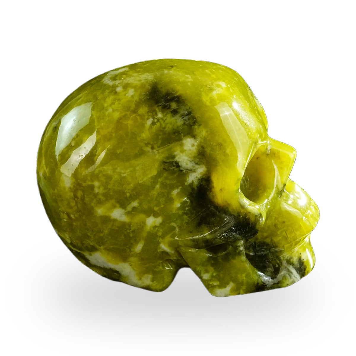 Serpentine crystal skull 3" SKH30XJ08 photo 4