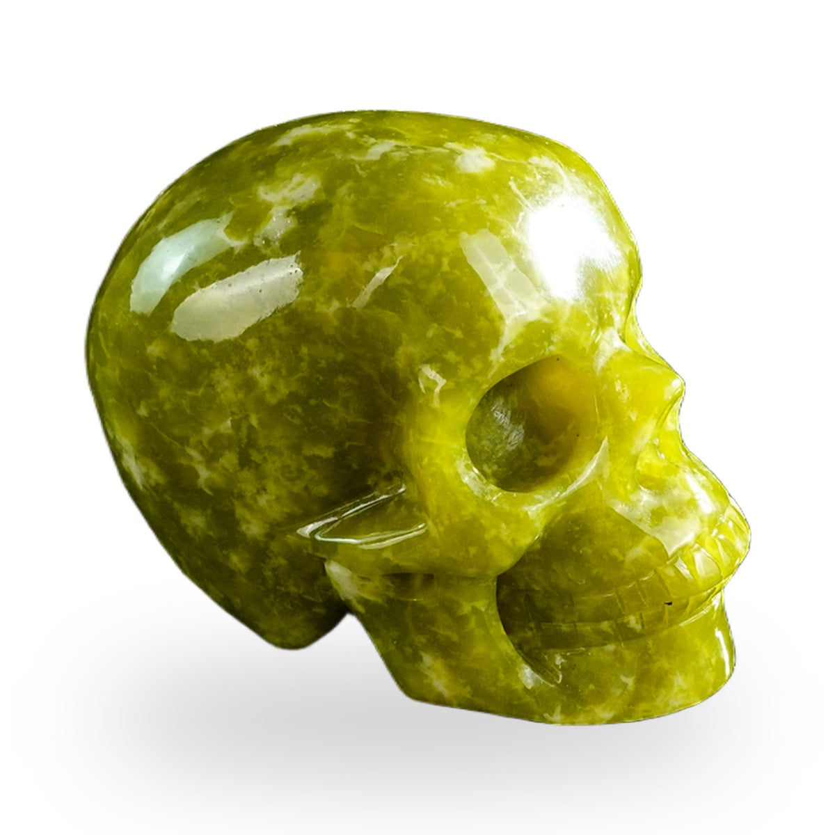Serpentine crystal skull 3" SKH30XJ10 photo 4