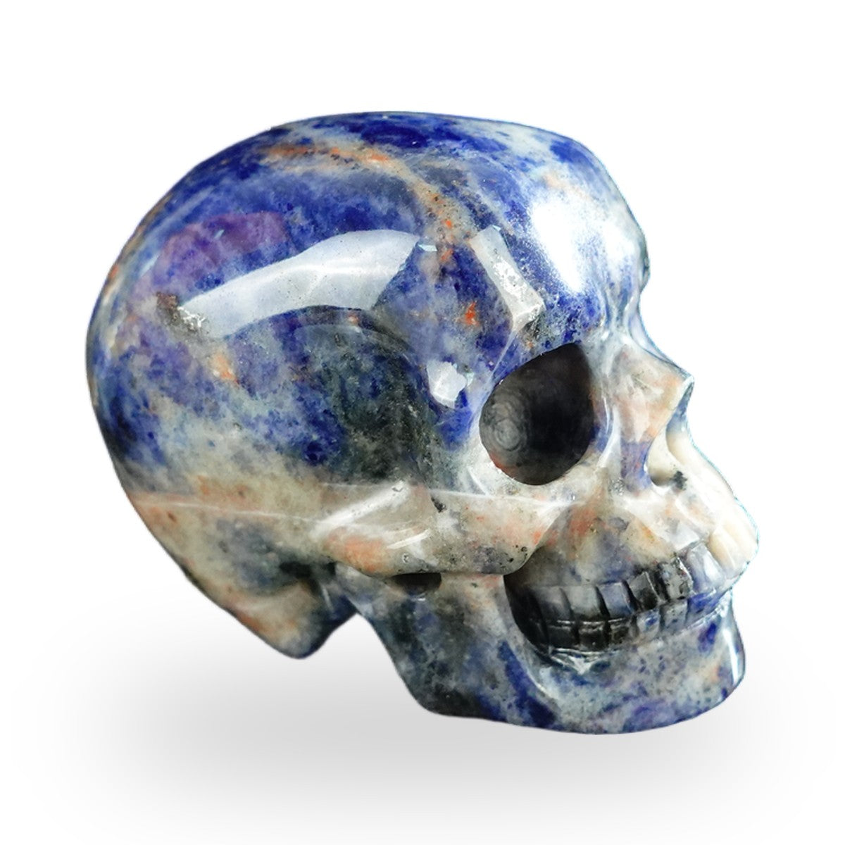 Sodalite crystal skull 2.2" SKH20SL03 photo 4