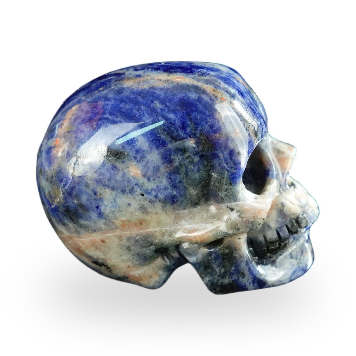 Sodalite crystal skull 2.2" SKH20SL03 photo 5