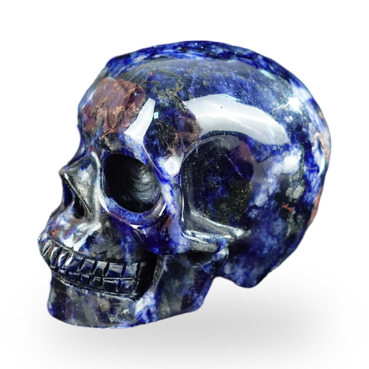 Sodalite crystal skull 2.2" SKH20SL06 photo 7