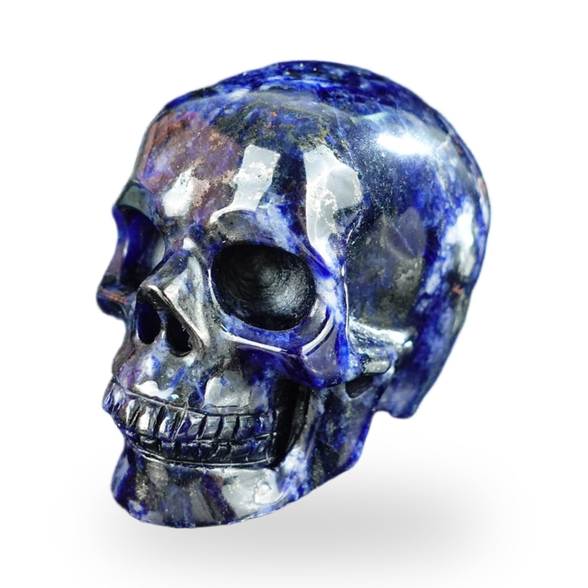 Sodalite crystal skull 2.2" SKH20SL06 photo 8