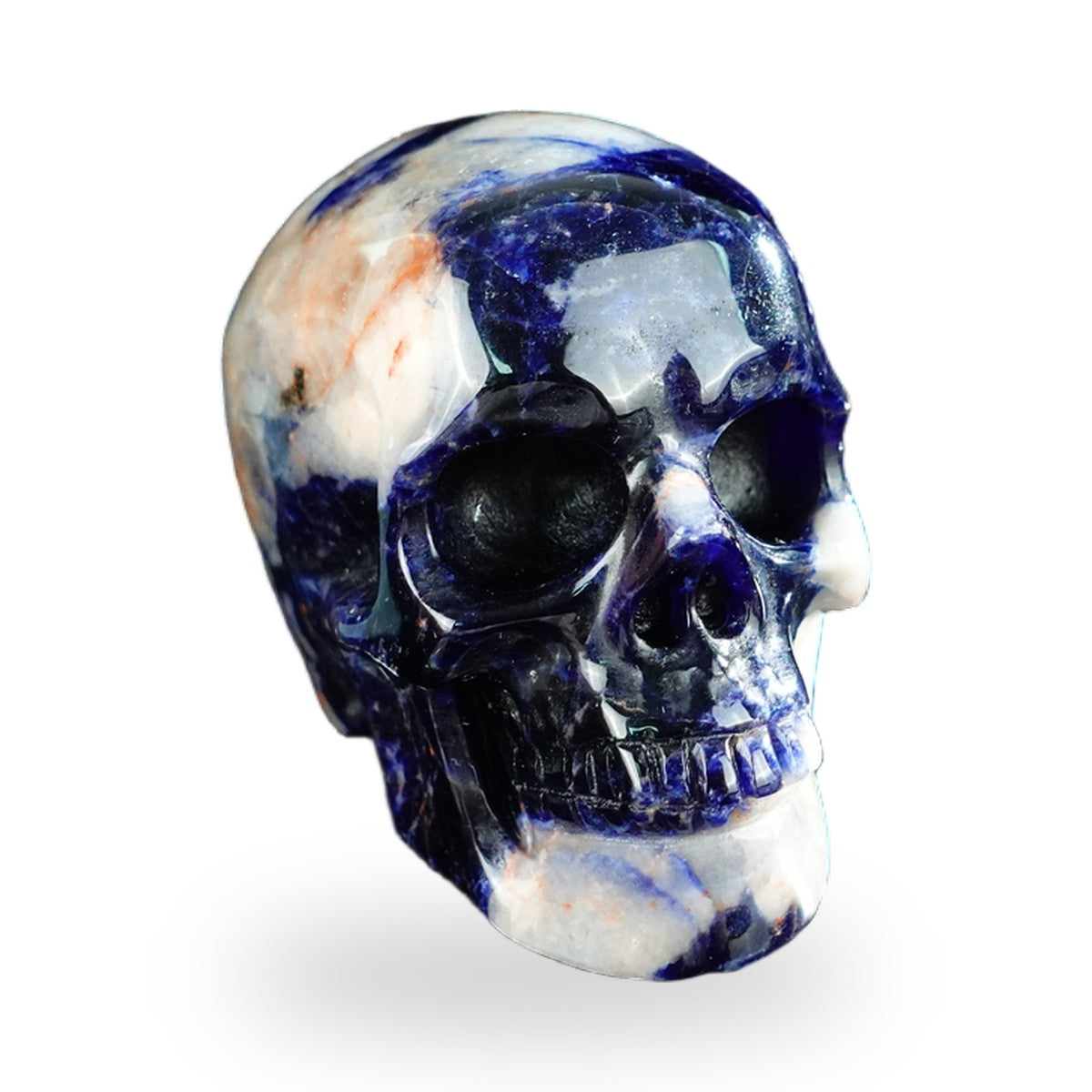 Sodalite crystal skull 2.2" SKH20SL08 photo 2