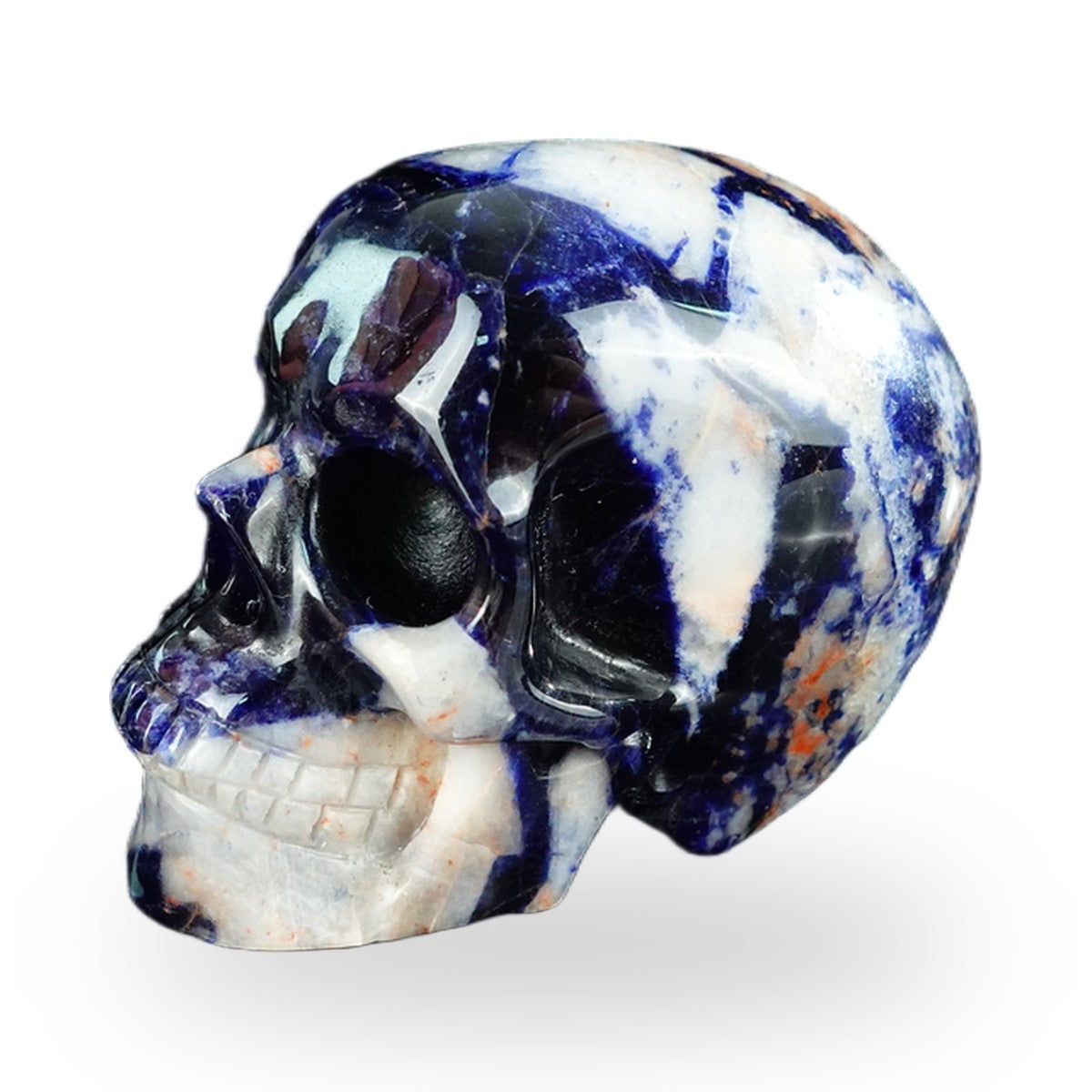 Sodalite crystal skull 2.2" SKH20SL08 photo 7