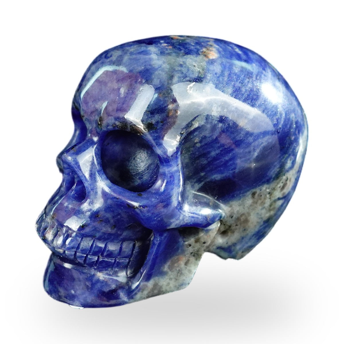 Sodalite crystal skull 2.2" SKH20SL09 photo 7