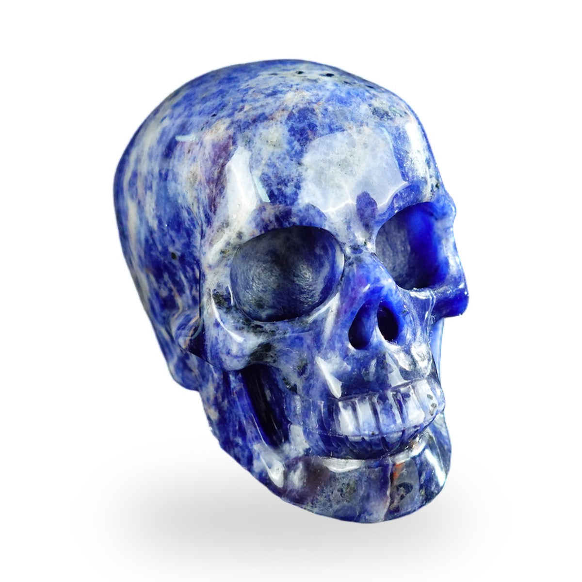 Sodalite crystal skull 2.2" SKH20SL10 photo 2