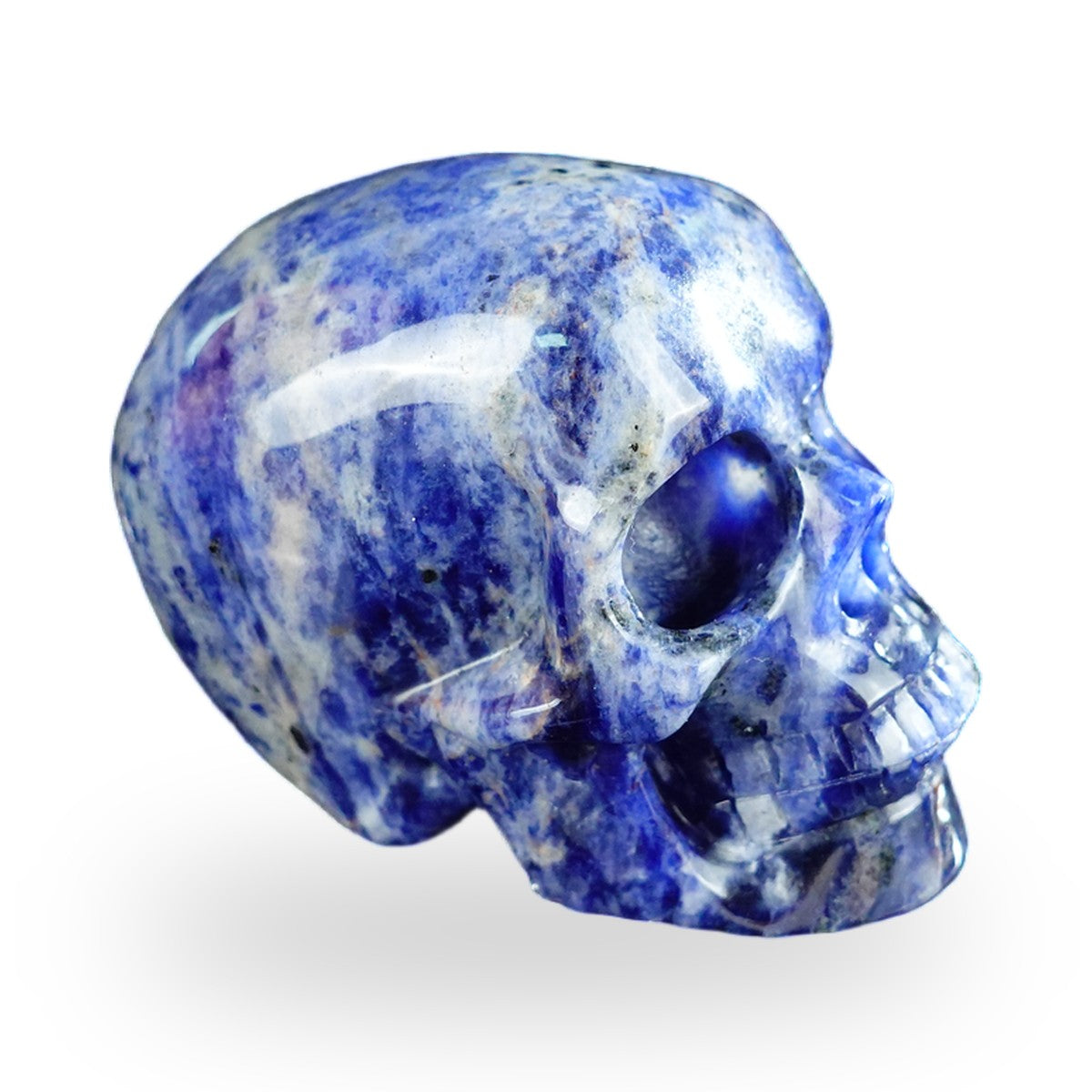 Sodalite crystal skull 2.2" SKH20SL10 photo 4