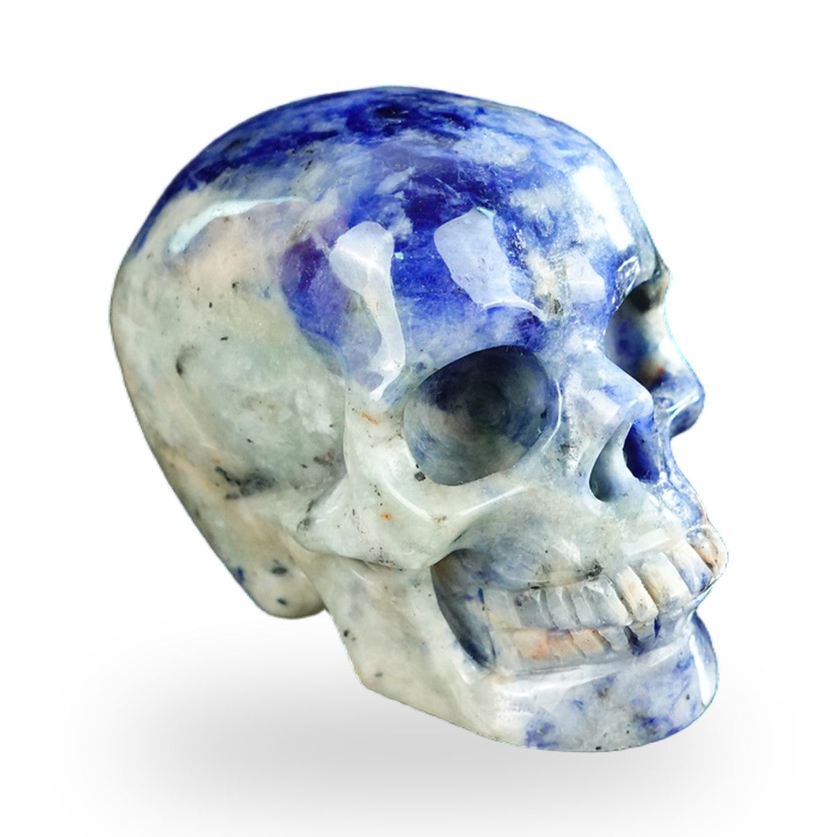 Sodalite crystal skull 2.2" SKH20SL11 photo 3
