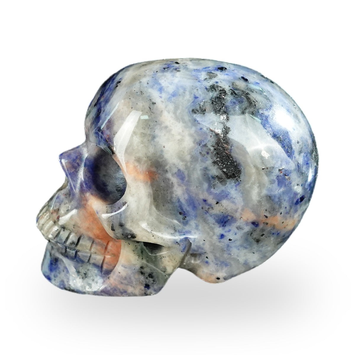 Sodalite crystal skull 2.2" SKH20SL12 photo 6