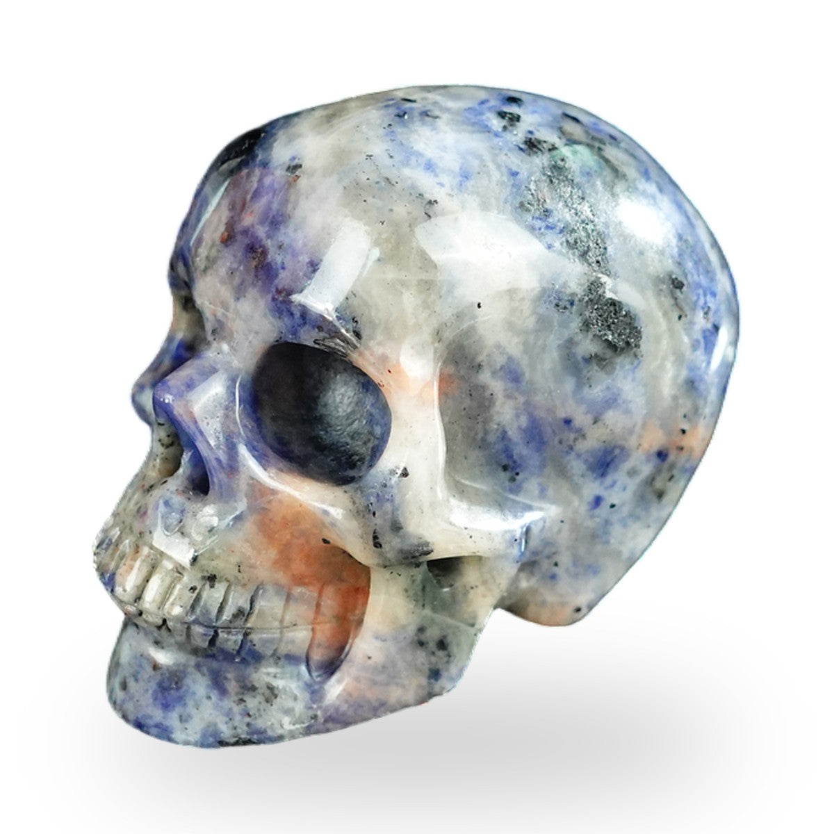 Sodalite crystal skull 2.2" SKH20SL12 photo 7