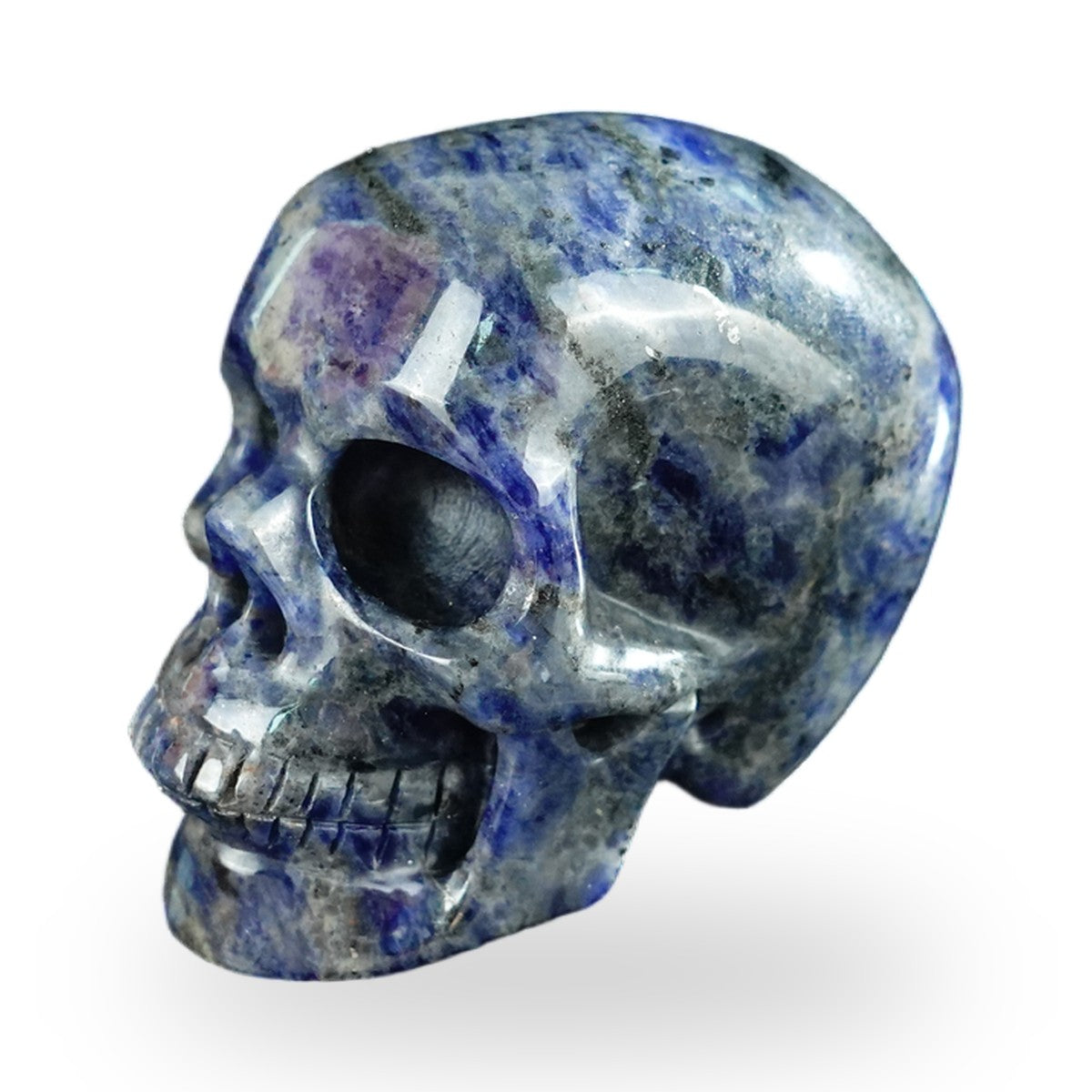 Sodalite crystal skull 2.2" SKH20SL13 photo 7