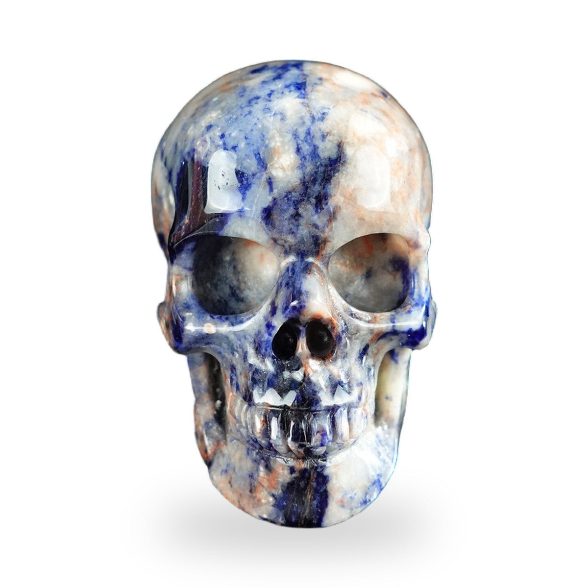 Sodalite crystal skull 2.2" SKH20SL14 photo 1