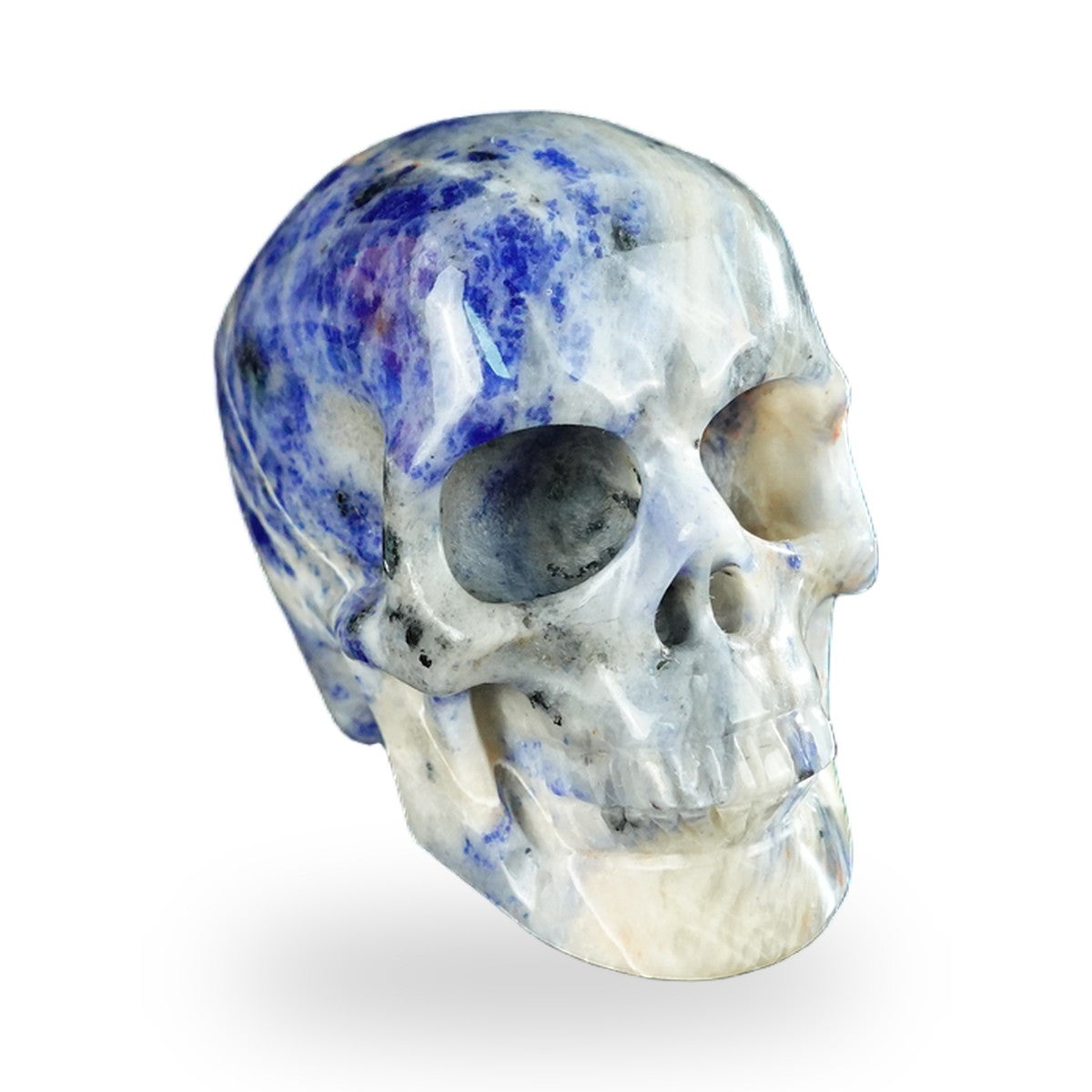 Sodalite crystal skull 2.2" SKH20SL15 photo 3