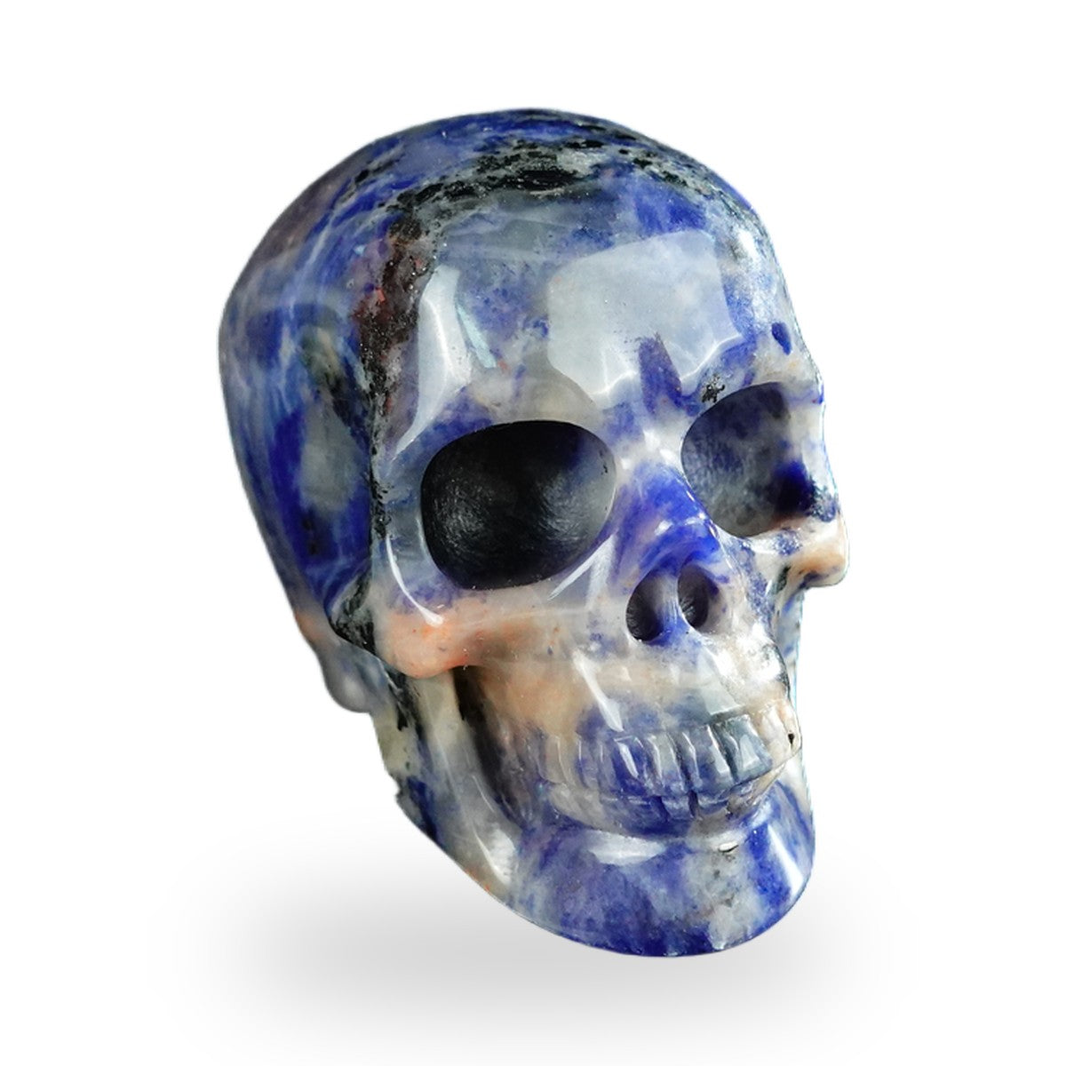 Sodalite crystal skull 2.2" SKH20SL16 photo 2