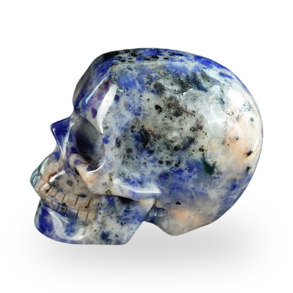 Sodalite crystal skull 2.2" SKH20SL16 photo 6
